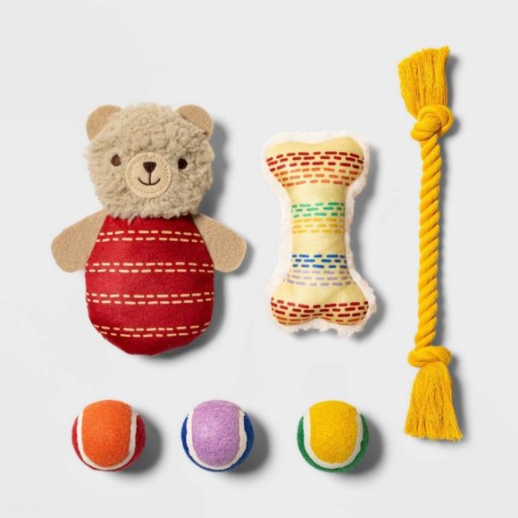 New Boots & Barkley Dog Toy Stocking Set - Picture 2 of 5